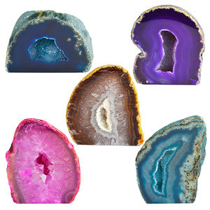 2022 Latest Design Polished Red Agate Geode <b>Bookends</b> | Wholesale Natural Crystals <b>Bookends</b> From Indian Manufacturer - Product Image 3