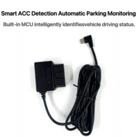 Kit d'alimentation 12V/24V OBD à câblage direct avec convertisseur abaisseur de tension vers 5V pour caméra embarquée et GPS, protection intelligente contre la coupure de courant à basse tension, mode stationnement, OEM