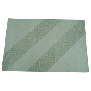 พรมขนแกะสีเขียวจาก Natrik งานแฮนด์เมดพรมผ้าไหมลายทันสมัยแบบกำหนดเองสำหรับเด็กบ้านโรงแรมล็อบบี้มือในอินเดีย - Product Image 1