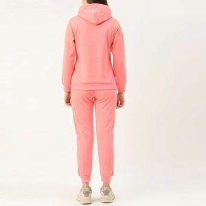 Vêtements décontractés manches longues femmes survêtement uni blanc couleur unie respirant survêtements zippés pour femmes - Product Image 5