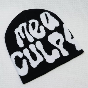 Gorro de cúpula de invierno de punto Jacquard personalizable OEM 2025, gorro sin puños colorido a granel con gorros de etiqueta privada - Product Image 5