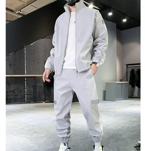 Ensemble pull à capuche unisexe à logo personnalisé Survêtement en polyester 100% coton Sweat à capuche de jogging d'hiver coupe-vent pour hommes - Product Image 4