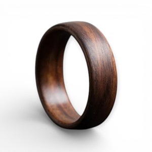 Elegante Juego de Anillos para Servilletas de Madera Oscura Sólida con Forma Cilíndrica Lisa para una Presentación Moderna en la Mesa de Comedor - Product Image 5