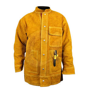 Latest Design Hot Sale <b>Men</b> Welding <b>Jacket</b> Comfortable Welding <b>Jacket</b> <b>Light</b> Weight Welding <b>Jacket</b> - Product Image 1