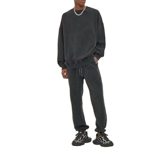 Acid Washed <b>Tracksuits</b> OEM ODM Crewneck Set <b>Tracksuits</b> <b>Plain</b> <b>Tracksuits</b> for Men Manufacturer BROWARD SPORTS <b>Tracksuits</b> 2026 - Product Image 1