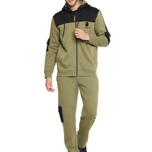 Chándales de entrenamiento de forro polar para hombre de la mejor calidad, diferentes estilos, con capucha y cremallera completa, estilo casual. - Product Image 1
