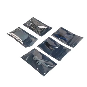 Bolsas de protección antiestática plateadas grises resellables con cierre zip ESD para electrónica, PCB, reacondicionamiento de portátiles y reciclaje. - Product Image 1