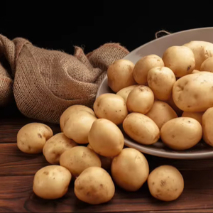 Patatas Frescas de Austria (Solanum Tuberosum) de Forma Larga y Color Amarillo, Precio Económico por Mayor - Product Image 1