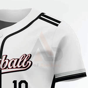Maillot de baseball personnalisé OEM pour hommes et femmes, anti-bactérien, séchage rapide, respirant, col en V, logo personnalisé, imprimé camouflage, grandes tailles - Product Image 5
