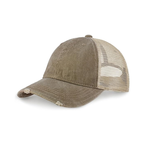 Casquette OEM ODM en denim structurée à 6 panneaux, casquette de camionneur légère incurvée en coton délavé personnalisée, solide, vierge et dégradée, casquette de sport - Product Image 3