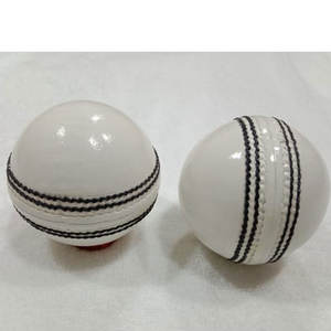 Pelota de Cricket de cuero genuino de nueva calidad, puntada a mano, Color blanco profesional, logotipo de Color personalizado, bolas duras recién llegadas - Product Image 3