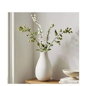 Vase de table en métal fini émail blanc pour la décoration de la maison et du mariage Décor de vases en métal de l'exportateur fournisseur indien - Product Image 4