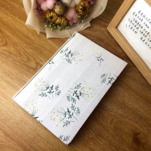 LABON Daisy Writing panno di lino diario estetico diario con copertina rigida Notebook A5 tessuto floreale sublimazione Blank Journal - Product Image 6