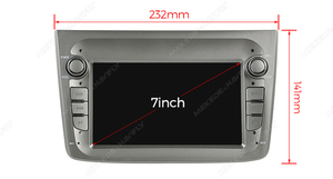 Lecteur multimédia automobile Android MEKEDE, navigation stéréo 7 pouces pour <span class=keywords><strong>Alfa</strong></span> <span class=keywords><strong>Romeo</strong></span> <span class=keywords><strong>Mito</strong></span> 2008-2016 - Product Image 6