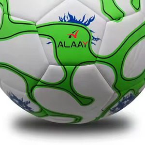 Alaay 2025 Nouveau design Ballon de football en cuir PVC PU cousu à la machine Taille 5 Football d'entraînement - Product Image 5