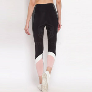 Haute qualité léger respirant antibactérien séchage rapide femmes Leggings taille élastique motif solide taille moyenne pantalon - Product Image 2