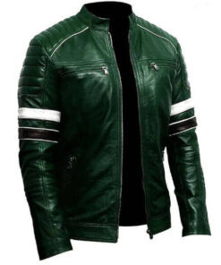 Chaqueta profesional de cuero para motocicleta, piel auténtica - Product Image 2