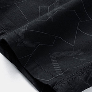 EXPANZA Pantalones Cortos Casuales de Lona para Hombre, Estilo Urbano, Cintura Elástica, Transpirables, Diseño Personalizado, Color Sólido, Calidad OEM - Product Image 4