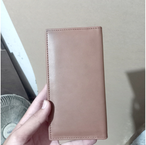 Nouveau portefeuille en cuir pur doux fait à la main pour hommes avec fermeture ouverte et motif noir pince à billets personnalisée doublure en polyester - Product Image 5