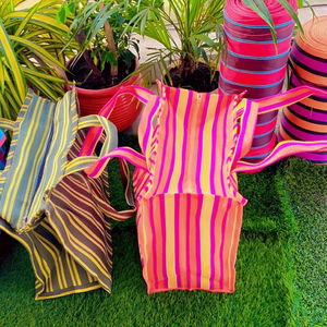 ถุงช้อปปิ้งโพลีโพรพิลีนรีไซเคิลเป็นมิตรกับสิ่งแวดล้อมขนาดใหญ่ถุงพลาสติกแบบยั่งยืนผลิตในอินเดียจำนวนมาก - Product Image 1