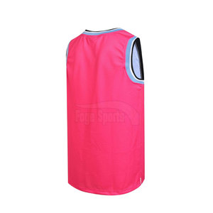 Maillot de basket respirant personnalisé de style actuel avec votre propre logo, 100% polyester, sans manches, service OEM - Product Image 2