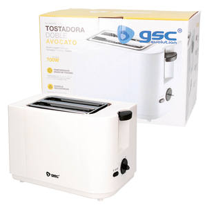 เครื่องปิ้งขนมปังสีขาว 2 ช่อง 700W ยี่ห้ออะโวคาโต (วาลีน 400075002) - Product Image 2