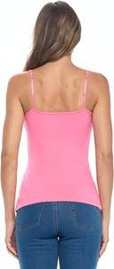 Camisole en dentelle pour femmes 100% coton Doux Respirant Séchage rapide Bretelles spaghetti Confort quotidien OEM ODM Vente en gros - Product Image 5