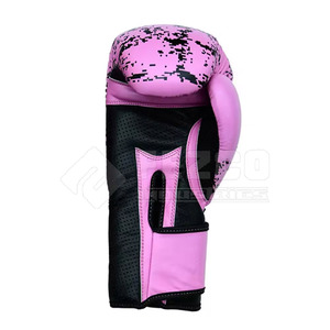 Top Fashion Custom Made Leather Boxing <b>Gloves</b> with <b>Moisture</b> Wicking and Hook-and-Loop Closure-High Quality Gym <b>Gloves</b> - Product Image 3