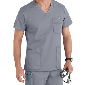 Uniforme de Enfermería para Hombre, Fabricante de Uniformes Médicos con Múltiples Bolsillos y Cuello en V, Conjuntos de Uniformes para Enfermeros y Doctores - Product Image 6