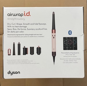 คุณภาพสูงบน New Airwrap i.d. เครื่องจัดแต่งทรงผมและไดร์เป่าผม ตรง+หยัก เซรามิก สีชมพู/โรสโกลด์ - Product Image 2