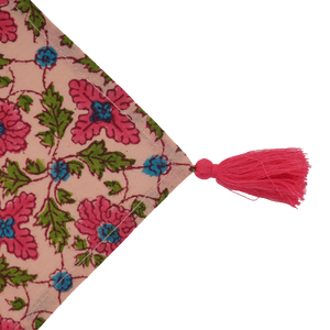 Nouvel arrivage de serviettes imprimées indiennes en tissu coloré personnalisées, technique moderne faite à la main, taille personnalisée pour serviette de cocktail - Product Image 2