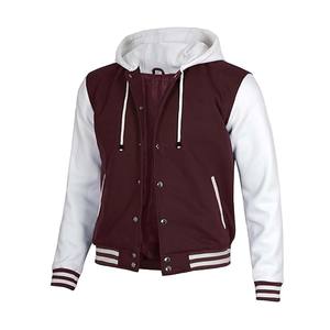 Chaqueta universitaria personalizada de estilo universitario para todas las estaciones, chaquetas holgadas de costura bordada de cuero PU para primavera, Otoño e Invierno - Product Image 3