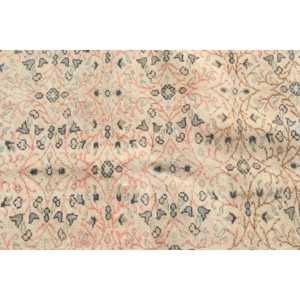 5x7.3 ft Turkish <b>Brown</b> <b>Wool</b> Eco-Friendly Patchwork Rug with Latex Backing Vintage Bordered Home Decor - Product Image 5