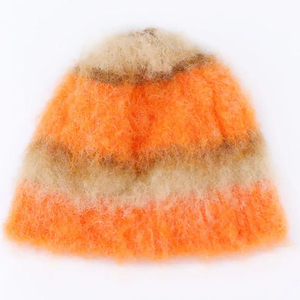 Meilleur prix hiver Jacquard Beanie Cap nouveauté 100% laine haut à la mode personnalisé réversible polaire bonnets casquette bonne qualité - Product Image 2