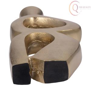 Vase à fleurs décoratif en métal pour table, avec détails artistiques, améliorant l'aménagement intérieur et la décoration de la maison - Product Image 6