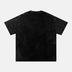 Camiseta Retro de Algodón Lavado al Ácido, Estilo Desgastado, Informal, para Uso Diario, Suave y Cómoda, para Hombre y Mujer - Product Image 3