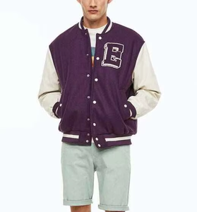 Veste universitaire de haute qualité pour hommes brodée matelassée doublée épaisse veste d'hiver universitaire personnalisée pour hommes - Product Image 4