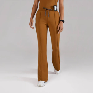 Unisex Custom 4-Way Stretch Knitted Polyester/Cotton <strong>Scrub</strong> <strong>Sets</strong> with Needle Detection and Seamless Fusing for Hospital Use - Product Image 2