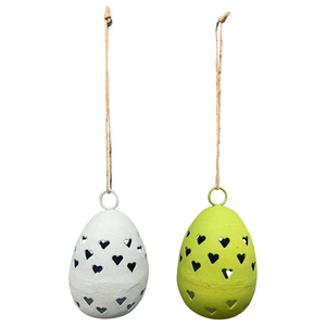 Creative Design Hanging <b>Decor</b> Hot Sale Easter <b>Eggs</b> Bulk Colorful Bright Metal Easter <b>Eggs</b> Ornaments - Product Image 4