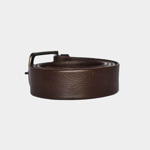 Ceinture en cuir pour homme décontractée personnalisée avec boucle en acier de haute qualité légère et écologique en gros - Product Image 2