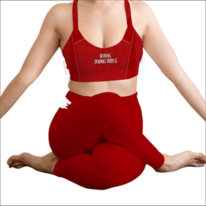 Leggings taille haute et ensemble de soutien-gorge de sport assorti pour femmes, vêtements de sport, ensemble de yoga pour femmes - Product Image 3