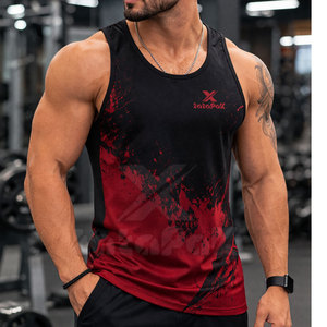 Minimalist Pure Look Men Gym Vest Breathable Knitted Casual 100% Cotton Modern Design High Quality OEM Service - Product Image 5