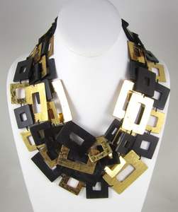 สร้อยคอเขาควายวัวแท้มาใหม่เครื่องประดับกระดูกรูปสัตว์ขัดเงาลูกปัดดีไซน์ธรรมชาติสำหรับผู้หญิงงานแต่งงาน - Product Image 4