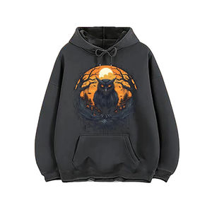 Sudadera con capucha impresa DTF personalizada Calidad Premium Nueva llegada Moda Ropa de calle Hecho en Pakistán - Product Image 4