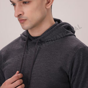 Customizable Logo Embroidered 350G Heavyweight Cotton Winter Unisex Hoodies Multicolor Sweatshirts Solid Pattern Sweater Pocket - Product Image 5