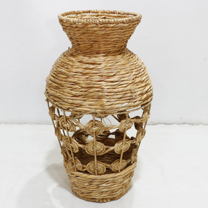 Artex Dong Thap-Jarrón decorativo grande para suelo de ratán, pieza de mimbre tejida a mano para casa de campo vintage e interiores rústicos - Product Image 2