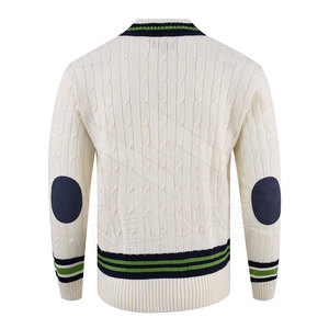 2024 diseñador de moda suéter masculino recién llegado transpirable algodón otoño cuello redondo suéter de punto para hombres Anti-retráctil - Product Image 2