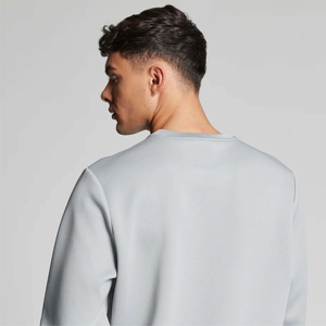 Sweat-shirt ras du cou teint à la mode pour hommes Pratique pour toutes les tenues décontractées Technique brodée Idéal pour l'hiver - Product Image 2