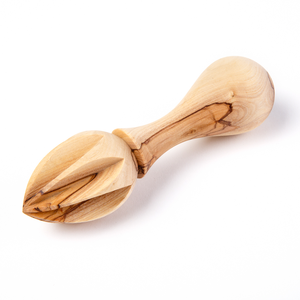 Natural Wood 6.3-Inches Wooden <b>Reamer</b> Juicer Natural Wood Color Lemon Citrus Squeezer for 2 Piece with Sale Product - Product Image 5