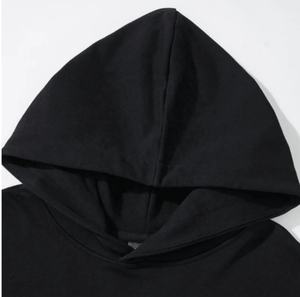 Hoodies Hommes À Capuche 100% Coton Sweat Personnalisé Streetwear À Capuche Impression Numérique Polaire Tissu Tissé Coupe Régulière Avant À Capuche - Product Image 6